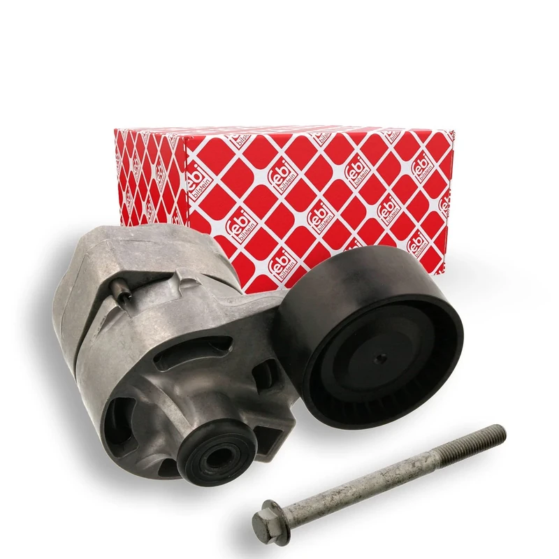 febi bilstein 37255 Tensioner Assembly for auxiliary belt, with screw, pack of one