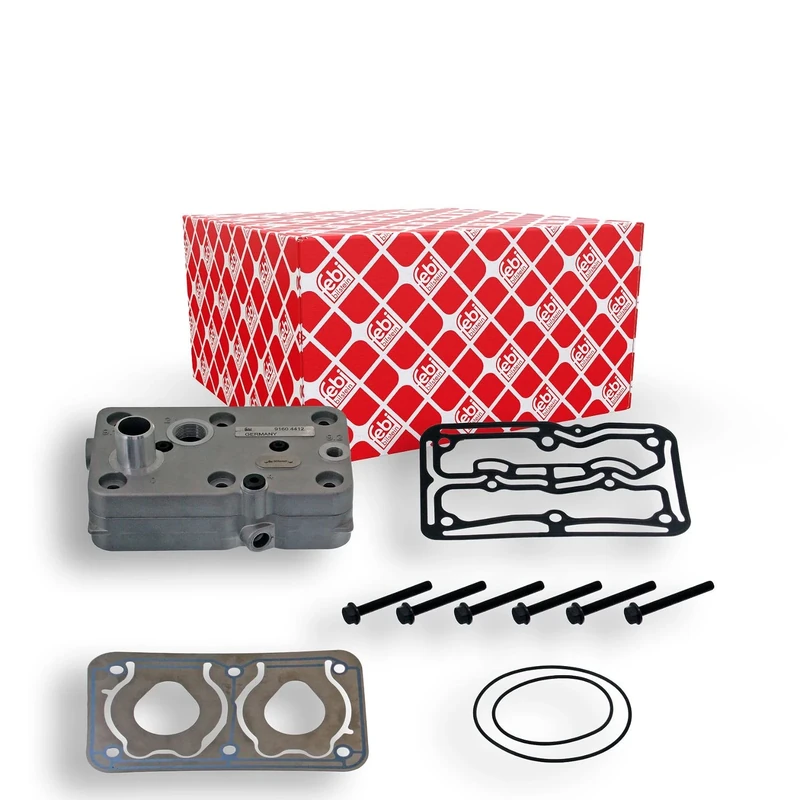 febi bilstein 37847 Cylinder Head for air compressor with valve plate, pack of one