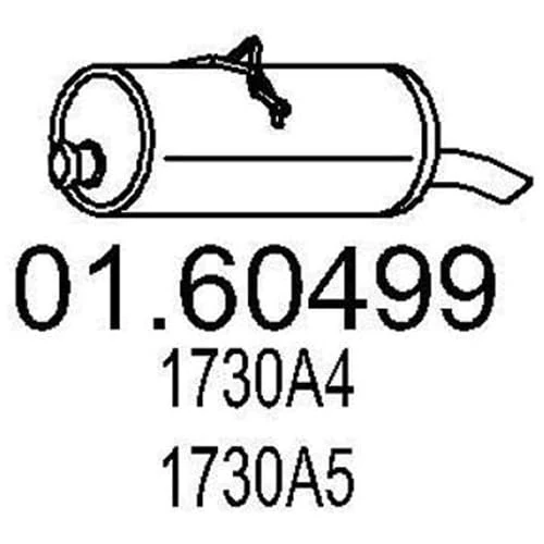 MTS Company 01.60499 End Silencer - Image 1