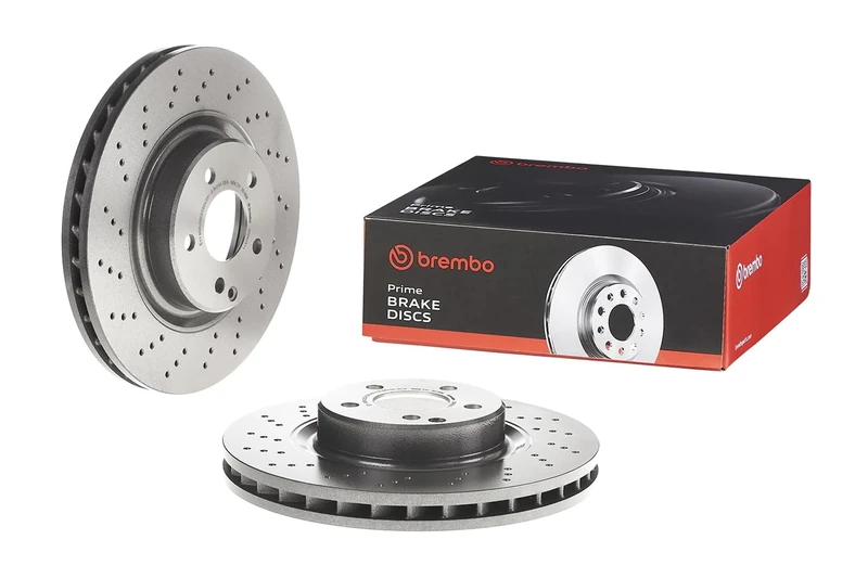 Brembo 09.9825.11 Front UV Coated Brake Disc - Single Piece