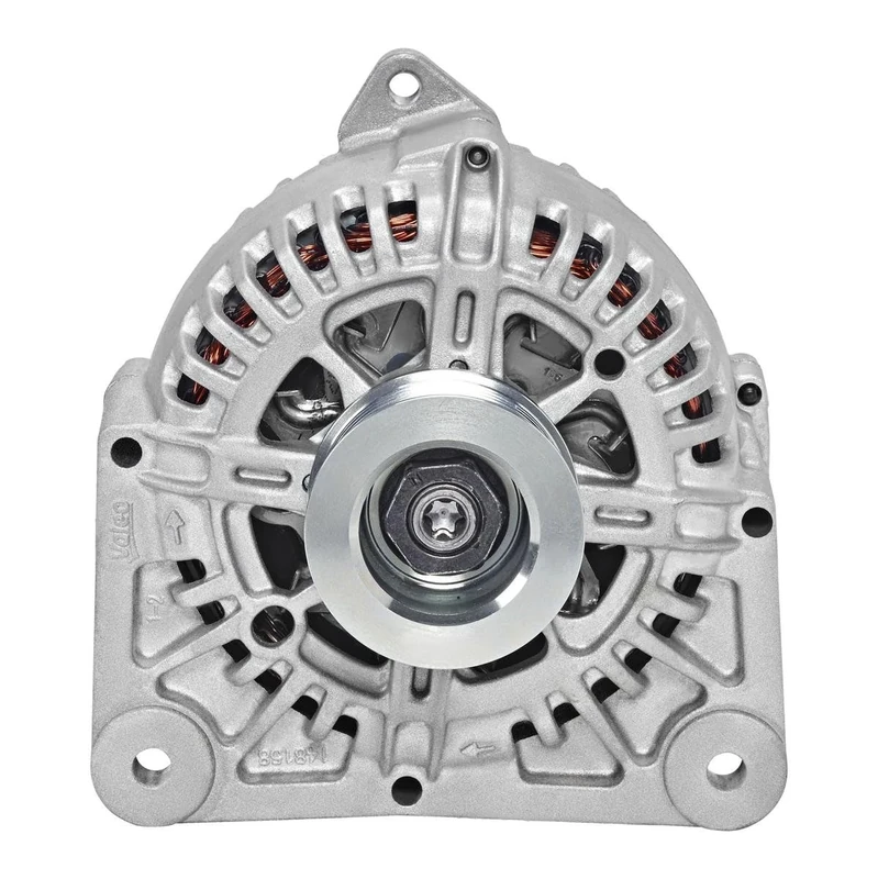 VALEO 439596 Alternator Alternator Charge current: 120 Amp Grooves: 7 grooves Pulley diameter: 56 mm Voltage: 14 V Rotation direction: CLOCKWISE