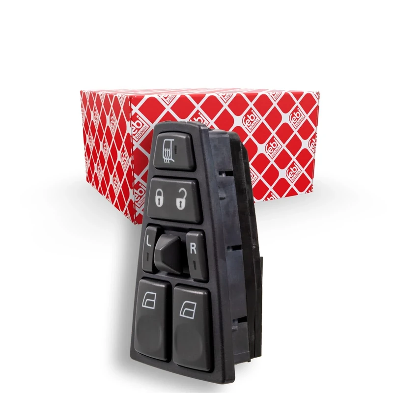 febi bilstein 38714 Switch Unit for power window regulator, door locks, mirror adjustment and mirror heating, pack of one