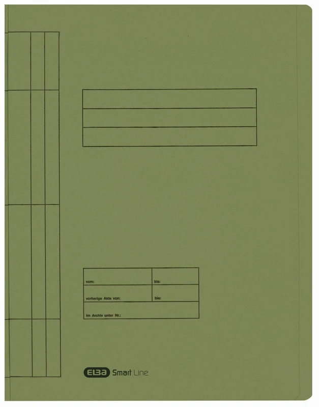 Elba 20451GN Loose-Leaf Binder for Approximately 200 DIN A4 Pages/Manila Cardboard / 250 GSM/Set of 100 / Green