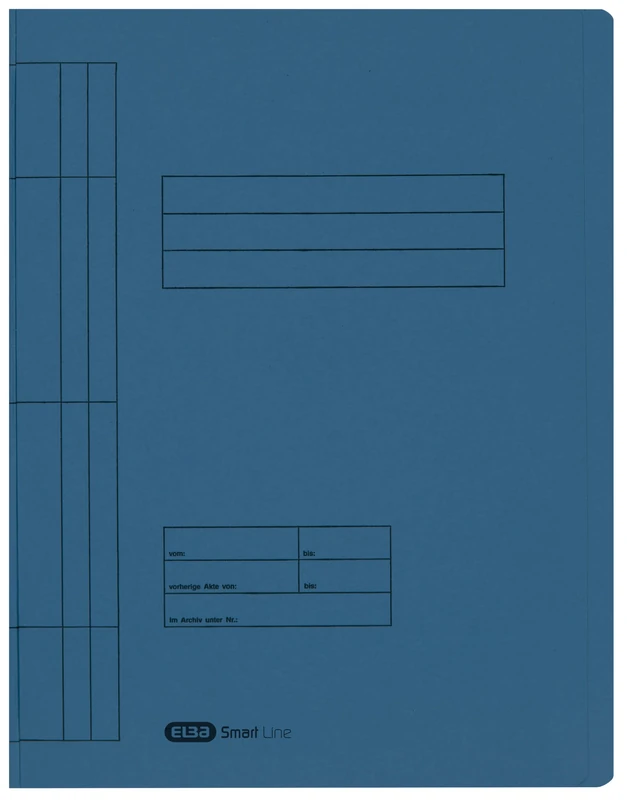 Elba 20451BL 250 g/sq. m Manila Cardboard for 200 DIN A4 Pages Set of 100 Blue Loose-Leaf Binder Blue