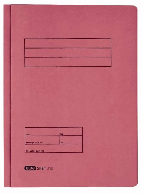 Elba 23462RO Extra Thick Exercise Book Manila Cardboard for 200 DIN A4 Pages Set of 50 320 g/sqm Red