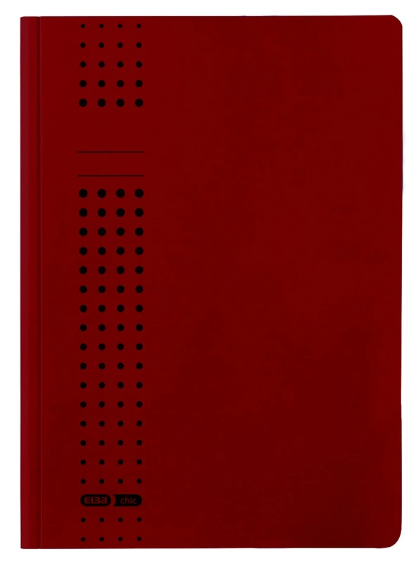 Elba Chic 31477BX Portfolio File Paper Board for 100 DIN A4 Pages 320 g/m² Set of 25 Bordeaux Red