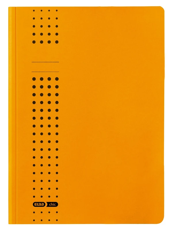 Elba Chic 31477GB Portfolio File Recycled Card for 100 DIN A4 Pages 320 g/m² Set of 25 Yellow