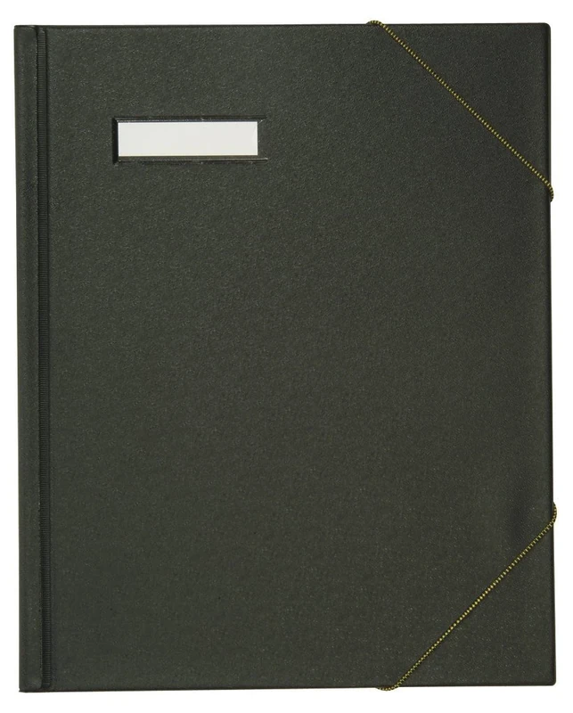 Elba 63430SW Floating File Cardboard/PVC Film for 300 DIN A4 Pages Set of 5 Black