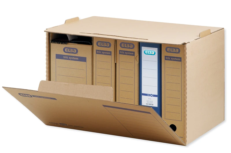 Elba 83528 System Container Tric System 5 Items Natural Brown