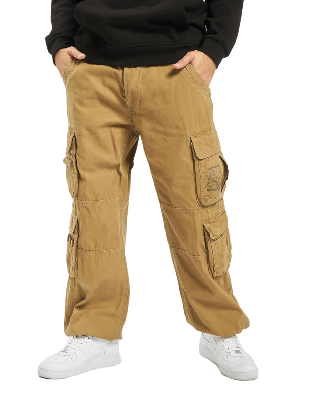 Brandit Pure Vintage Pants, Farbe: beige, Größe: S