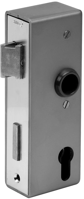 AMF 141U-10629 141U Narrow (143U-10629) a Blank case (Without Handle cylinders) with galvanised Lock, Silver