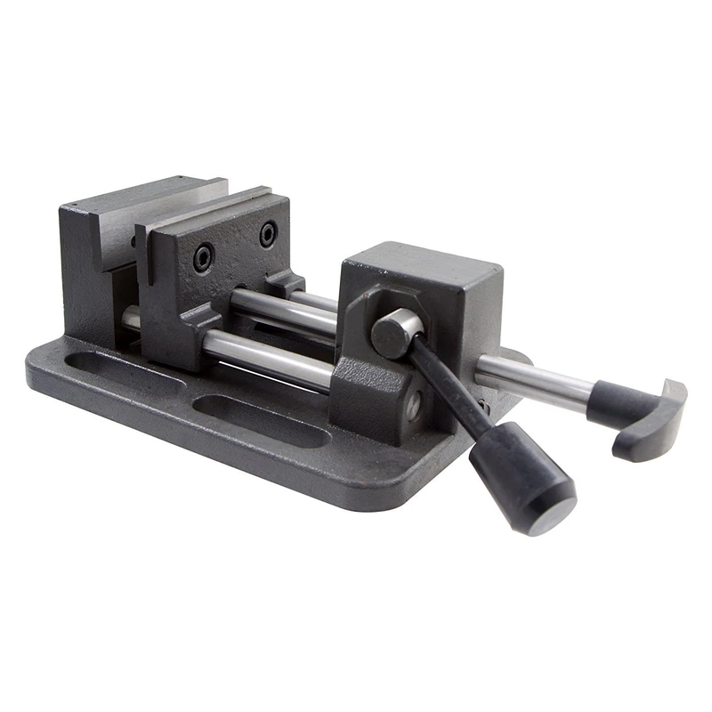 HHIP 3900-0183 Pro-Series High Grade Iron Quick Slide Drill Press Vise, 3" Width x 1.25" Depth Jaw, 3.5" Jaw Opening (Pack of 1)
