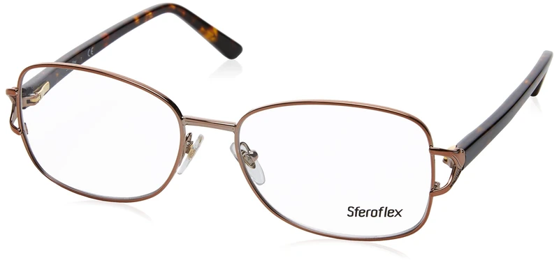 Sferoflex 0Sf2572, Women's Glasses Frames, Brown (Shiny Copper), UK 24