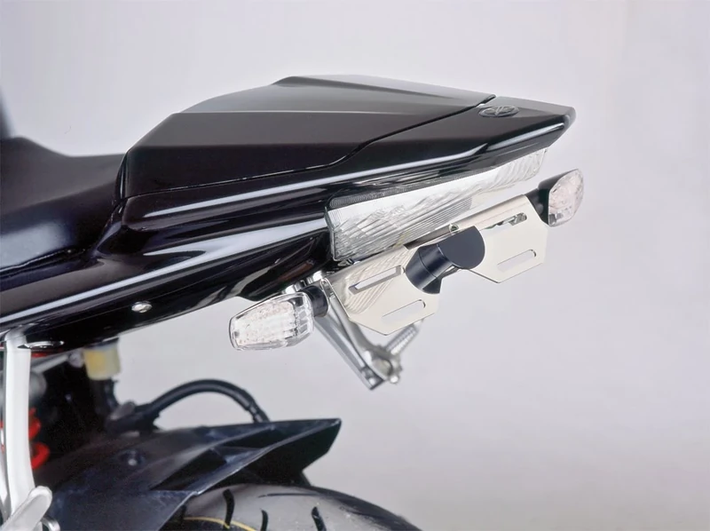 Puig 4978N License support Puig 4978N Black for Aprilia RSV4 09'-12', Aprilia RSV4 Factory 13'-14', Aprilia RSV4 RF 15'-17', Black