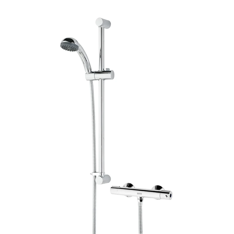 Bristan ZI SHXSMCT C Zing Cool Touch Thermostatic Bar Shower with Single Mode Kit & Standard Connections