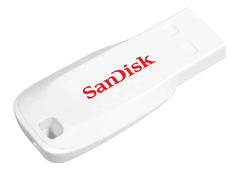 SanDisk Cruzer Blade 16GB USB Flash Drive White