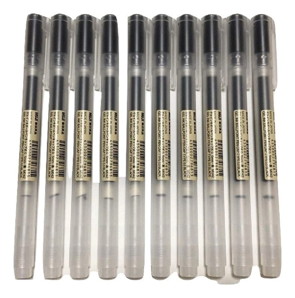 Muji Gel Ink Ball Point Pen 0.5mm Black
