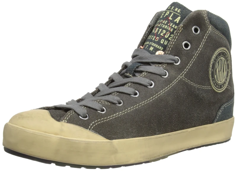Replay Mens Sunsee High-Top RV430015L Black 8 UK, 42 EU