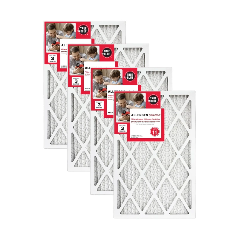 True Blue 320361.4 Allergen 20-Inch by 36-Inch by 1-Inch Air Filter, 4-Pack - Image 1