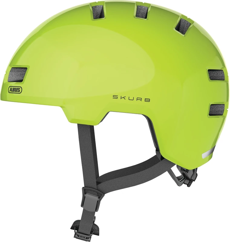 ABUS Skurb city helmet - Robust bike helmet for everyday use, skating, BMX riding or longboarding