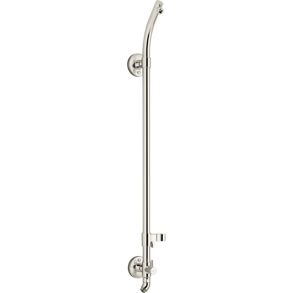 KOHLER K-45905-SN Hydrorail-S Bath and Shower Column, Vibrant Polished Nickel