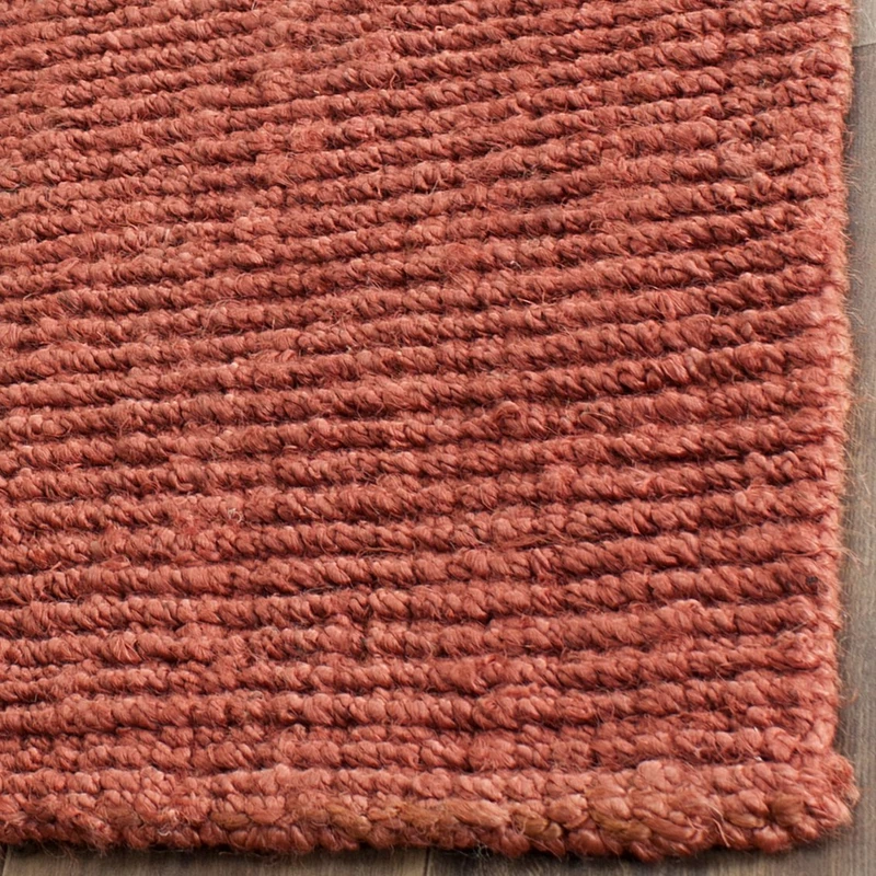 Safavieh Natural Fiber Indoor Hand Made Rectangle Area Rug, Natural Fiber Collection, NF447, in Rust, 122 X 183 cm for Living Room, Bedroom or Any Indoor Space - Image 1