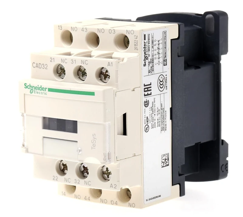 Schneider Electric, TeSys D control relay - 3 NO + 2 NC - <= 690 V - 240 V AC standard coil, CAD32U7