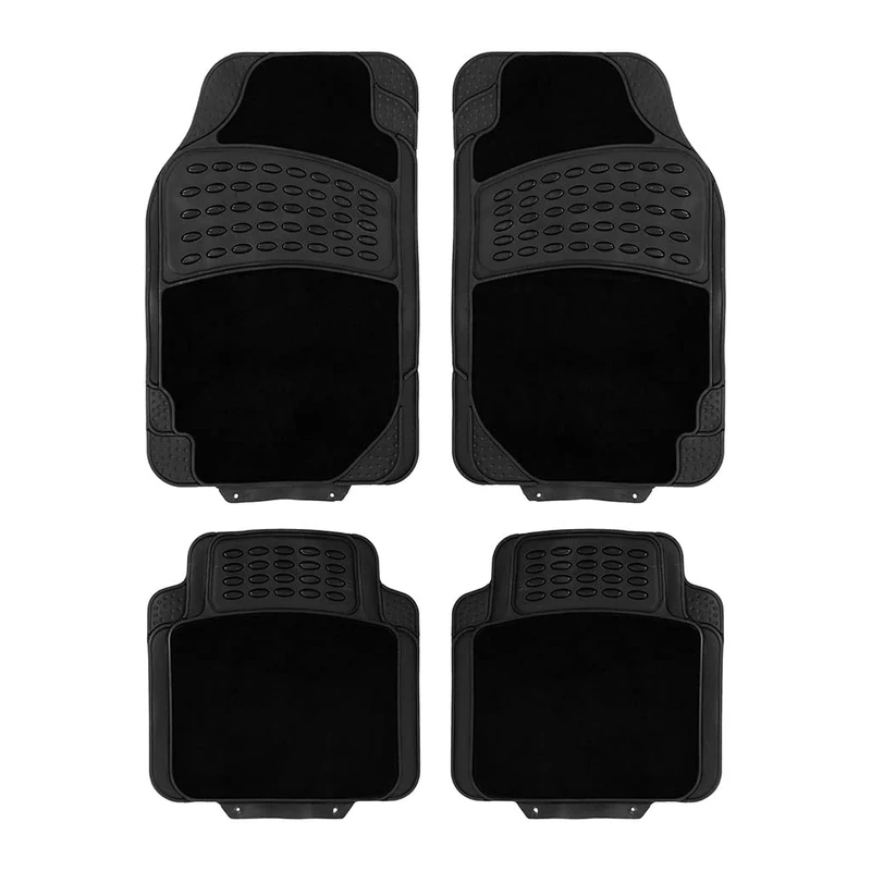 TURBOCAR 142240 Mat Rubber and Carpet Set of 4