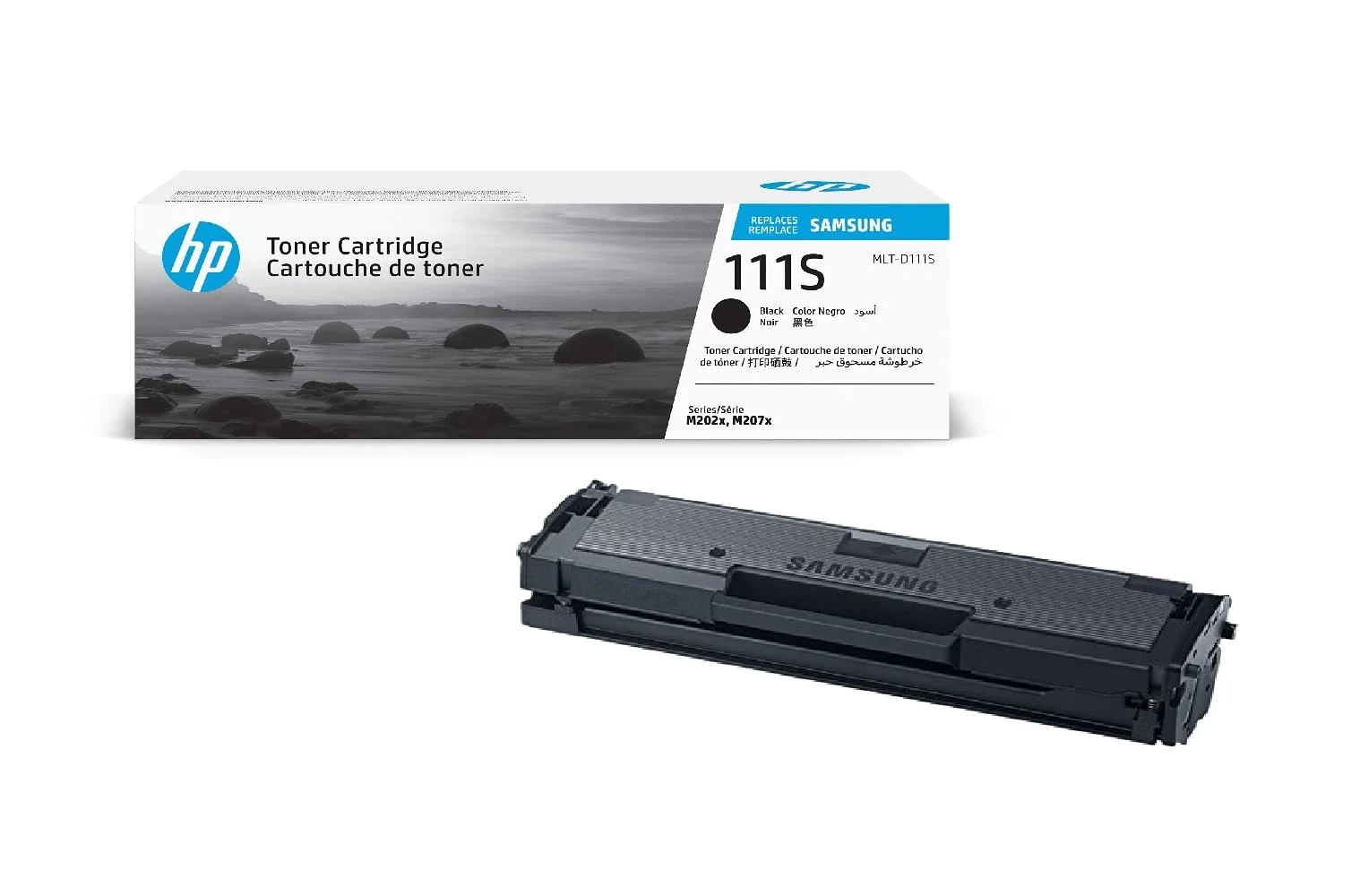 Samsung SU810A MLT-D111S Toner Cartridge, Black, Pack of 1, Packaging May Vary