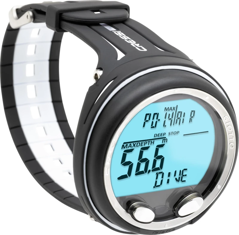 Cressi Giotto Dive Computer - Black/White, One Size