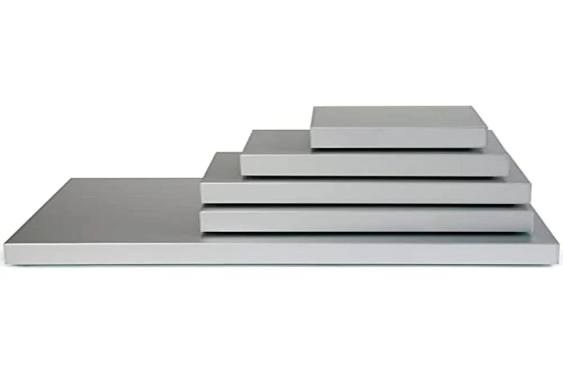 Saro Fridge Model Stay Cool 1/2 GN Platter, 32.5 x 26.5 x 3.6 cm Metal Silver