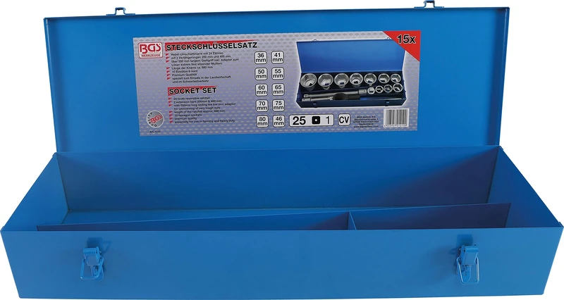 BGS 1210-LEER | Metal empty Case for BGS 1210