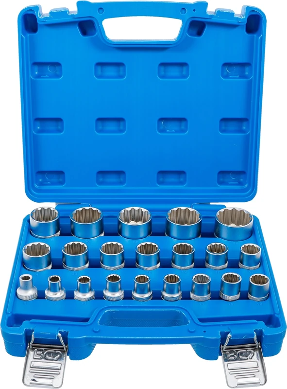 BGS 2267 | Socket Set, 12-point | 12.5 mm (1/2") Drive | 8 - 36 mm | 21 pcs.