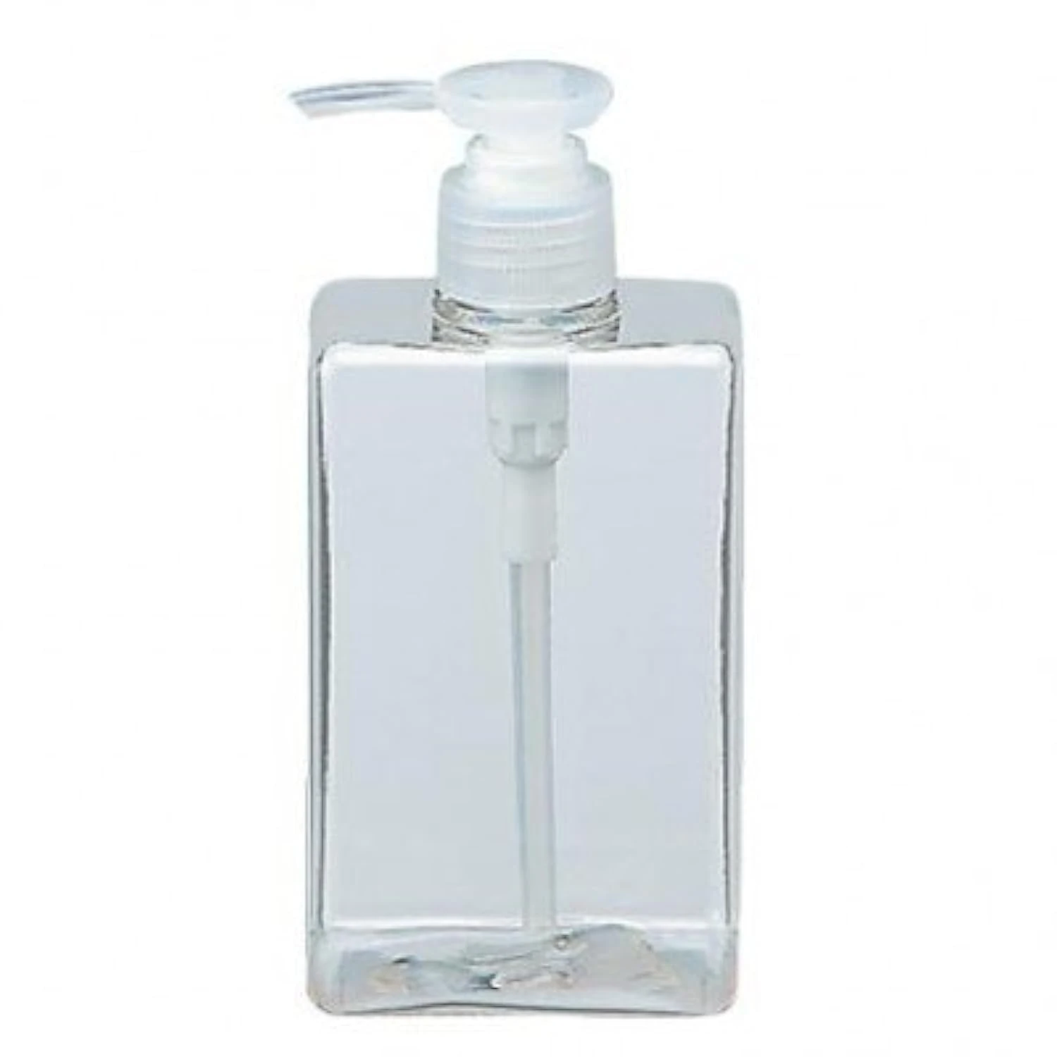 MOMA Muji PET Rectangular Pump Bottle - 280ml - Clear