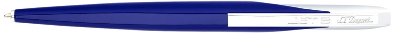 S.T. Dupont Jet 8 Ballpoint Pen - Dark Blue/Chrome