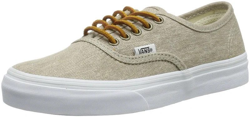 Vans Unisex-Adult Authentic Slim Low-Top Trainers VQEVC7T Washed Canvas/Cream/True White 5.5 UK, 38.5 EU