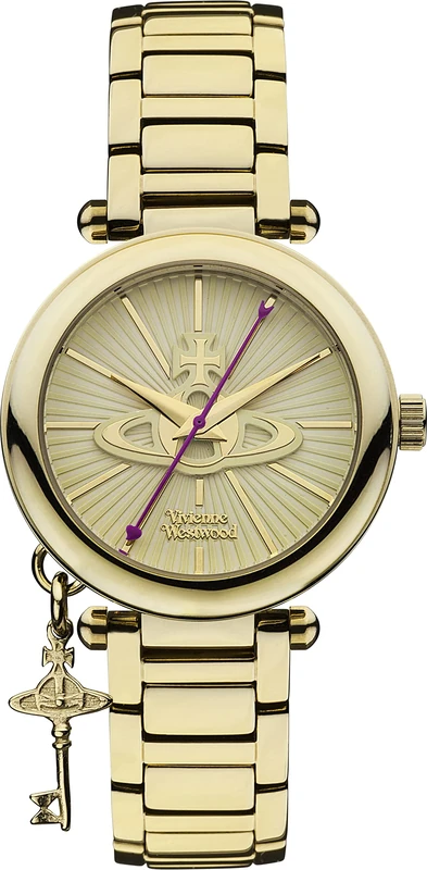 Vivienne Westwood Kensington II Quartz Watch - Gold Dial, Swiss Ronda