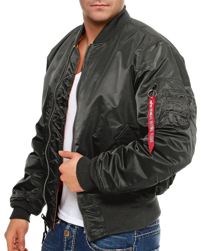 Alpha Industries Men's MA-1 Jacket, Grey (rep.grey 04) ,3X-Large