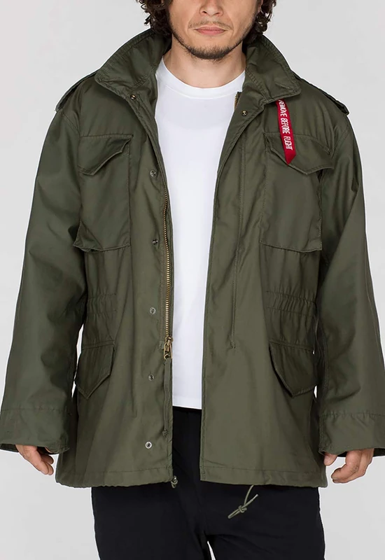 Alpha Industries M-65 Field Jacket for Men M65 Olive - Image 1