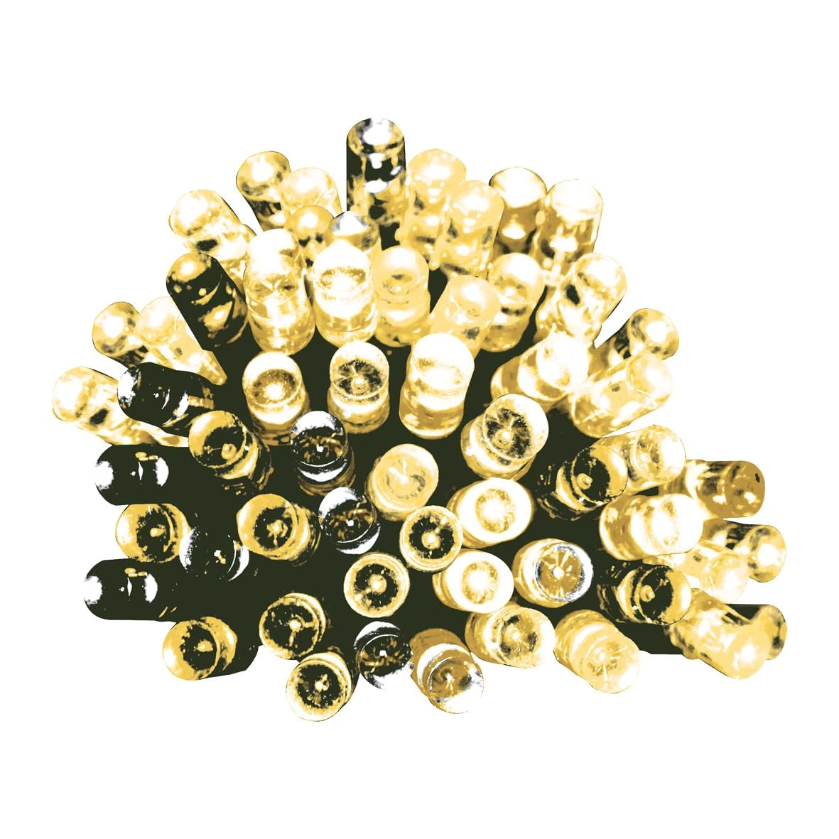 The Christmas Workshop 70330 Warm White Christmas Lights / 100 LED Christmas Tree Lights / 9.9 Metres Long/Battery Operated/Indoor Or Outdoor Christmas Decorations / 8 Light Modes