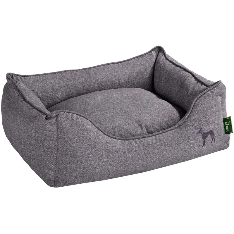 Hunter Boston 61431 Dog's Sofa Large Outer Dimensions 100 x 70 cm / Inner Cushion 70 x 55 cm Grey