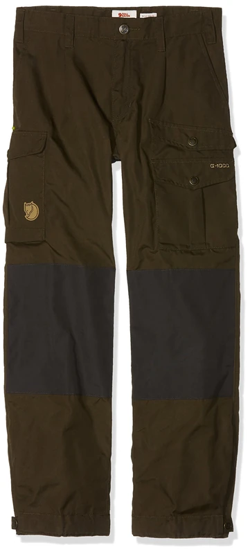Fjallraven 80592 Kids Vidda Trousers Pants Unisex-Child Dark Olive 116