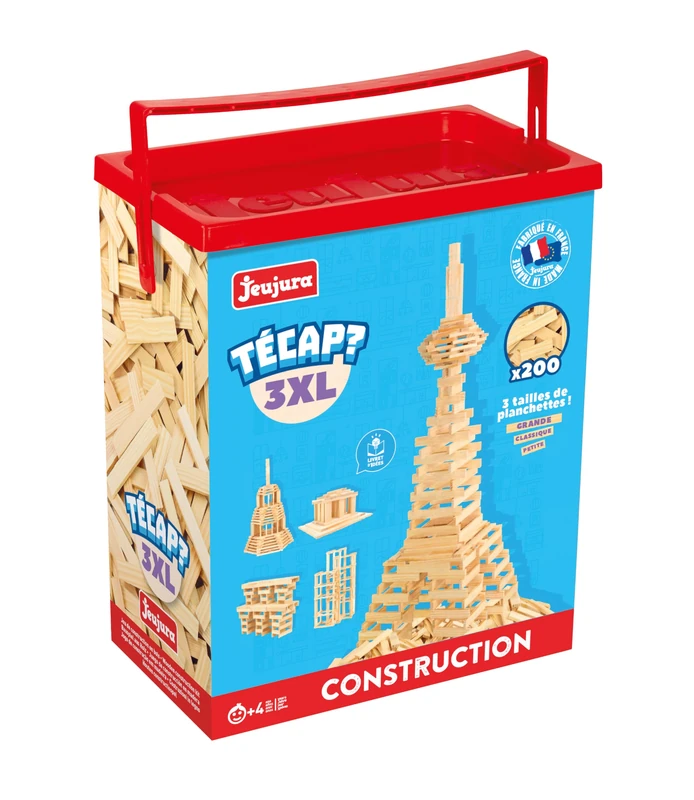 Jeujura JeujuraJ8322 Tecap Bricks and Block Toy (3X-Large, 200-Piece)