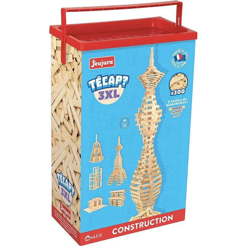 Jeujura JeujuraJ8323 Tecap Bricks and Block Toy (3X-Large, 300-Piece)