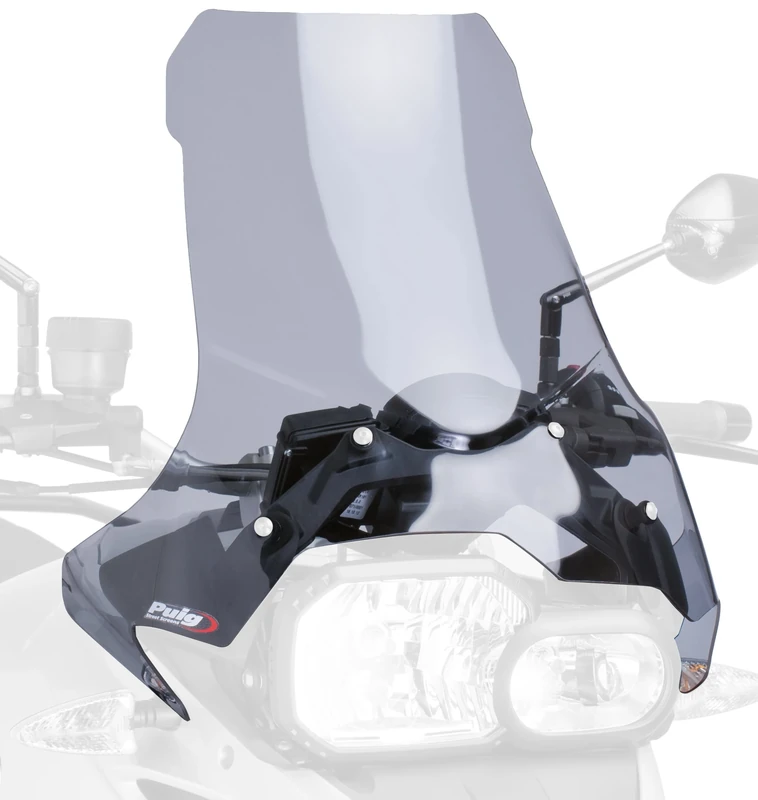 Puig 6365H Touring Windscreen, Smoke, Medium