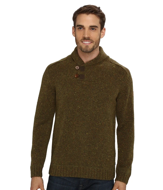 Fjällräven F81346-633 Lada Sweater, Men, Dark Olive, XS - Image 1