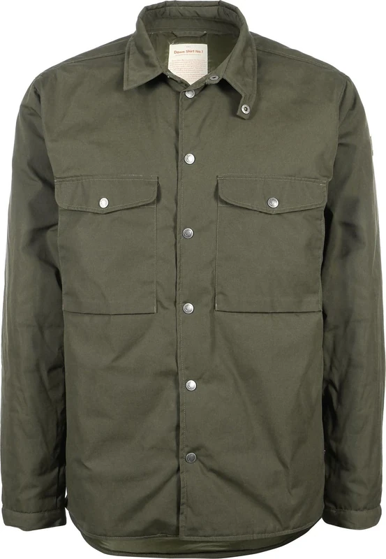 FJALLRAVEN F83264-633 Down Shirt Jacket No. 1 M Dark Olive M