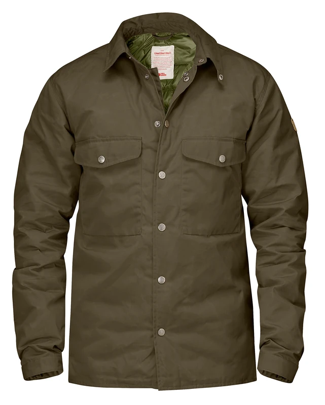 FJALLRAVEN F83264-633 Down Shirt Jacket No. 1 M Dark Olive L
