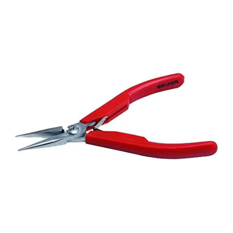 Bahco 2656 S Snipe Nose Pliers, Red/Silver, 132 mm
