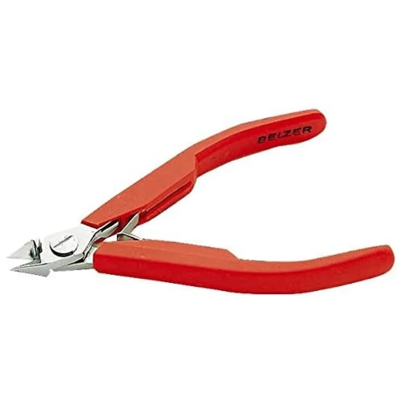Bahco 2646 RK Micro Side Cutting Pliers with Lead Catcher, Red/Silver